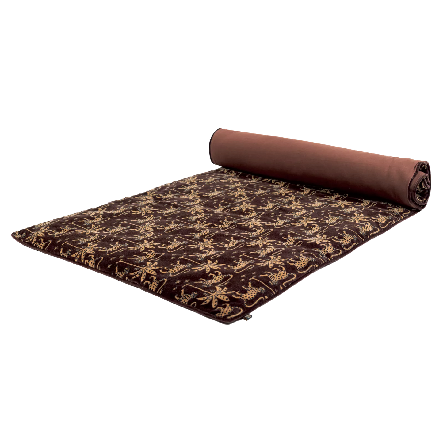 BERIA Housse d'édredon velours Ganache