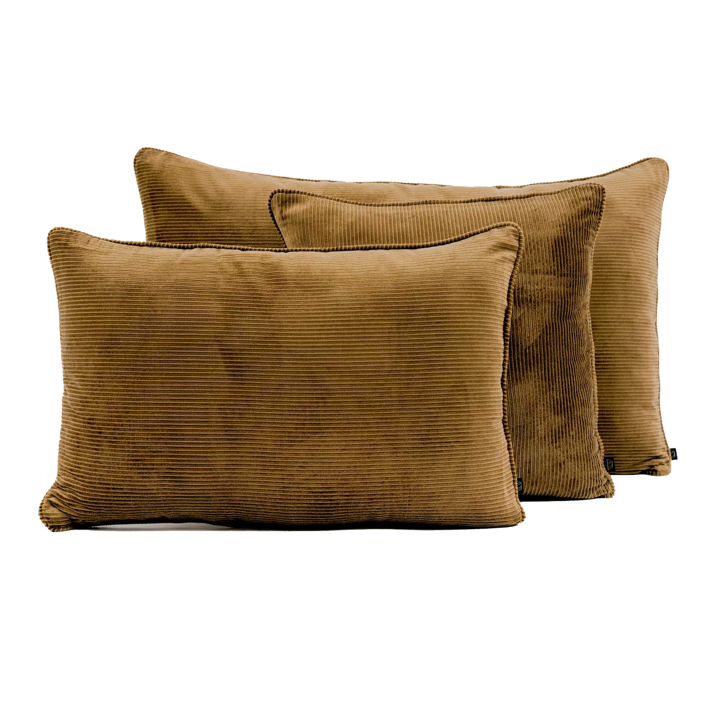HAMBOURG Housse de coussin velours côtelé Gold