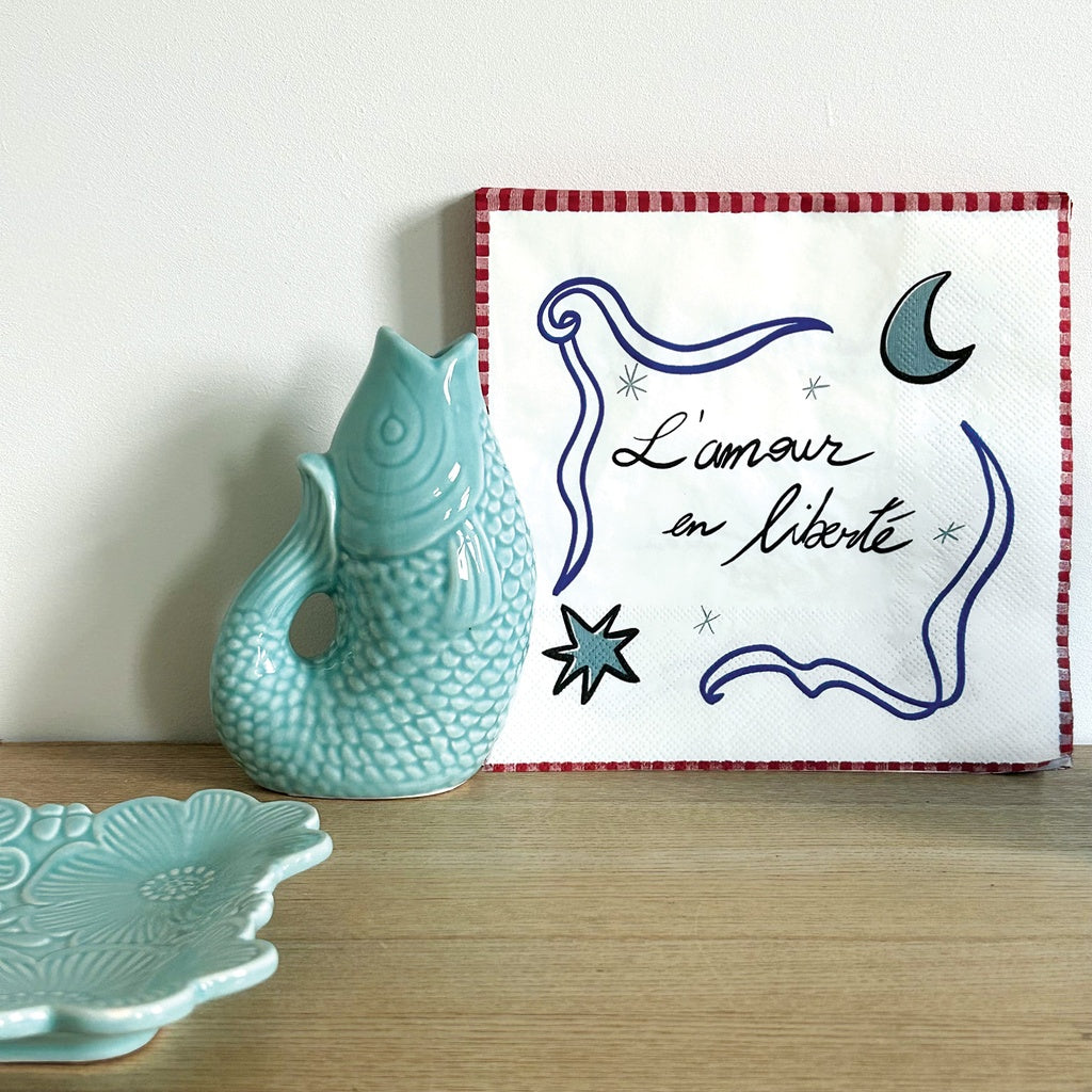 Serviette papier l'amour en liberté x20