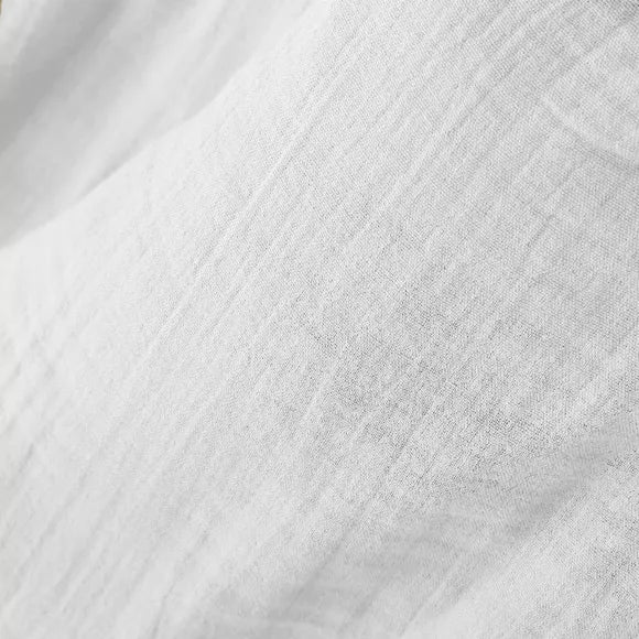 GAIA Nappe gaze de coton Blanc