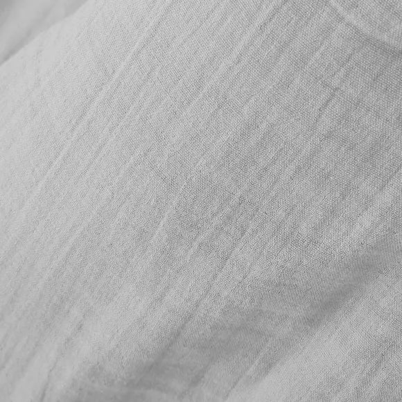 GAIA Nappe gaze de coton Gris clair