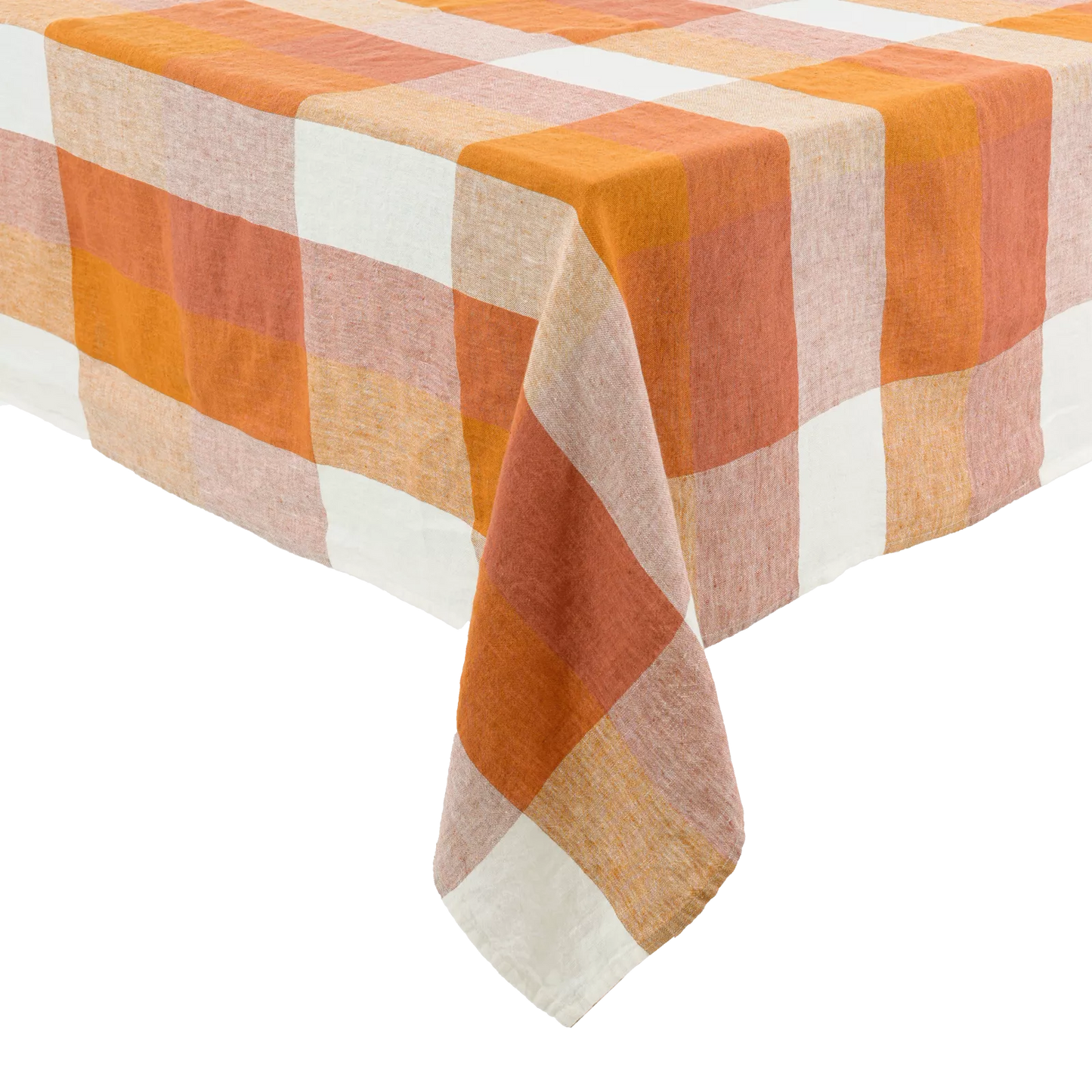 TENERIFE Nappe carreaux Terre brûlée