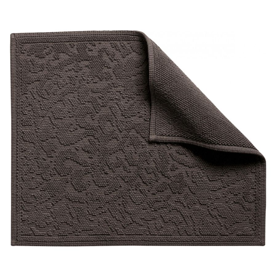 GILDA - Tapis de bain CARBONE - 54 x 64 cm