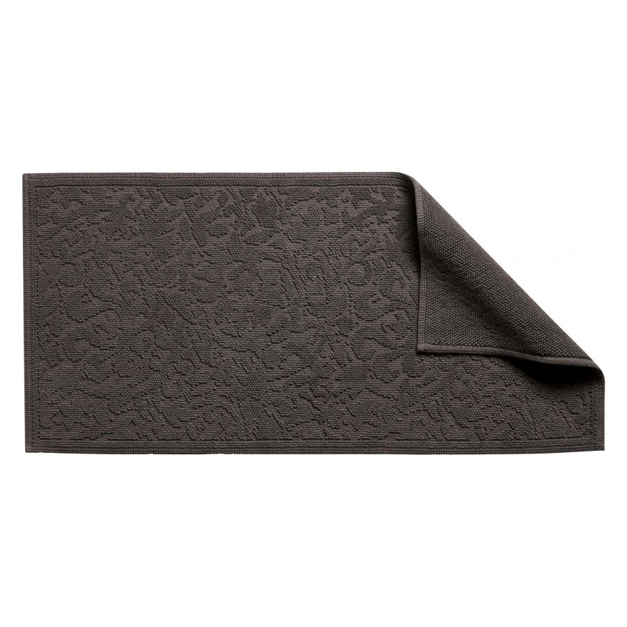 GILDA - Tapis de bain CARBONE - 54 x 110 cm