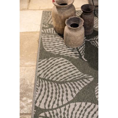 FLORA - Tapis recyclé outdoor Eucalyptus - 160 x 230 cm