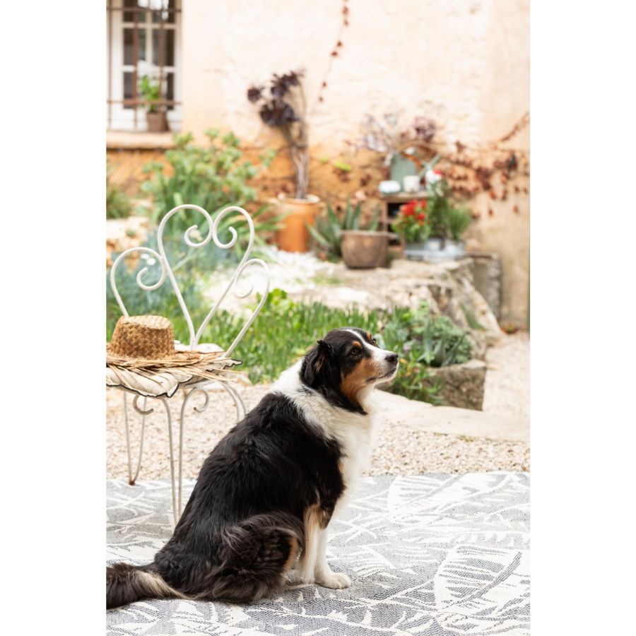 AMARA - Tapis outdoor Pétrole - 160 x 230 cm