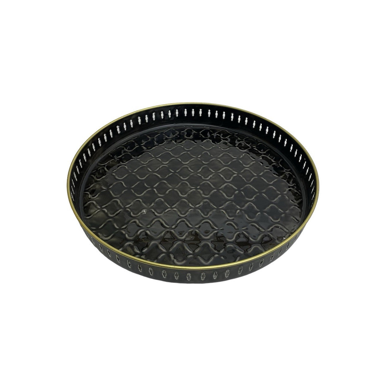 PLATEAU RIVIERA Médium D45 cm - Noir