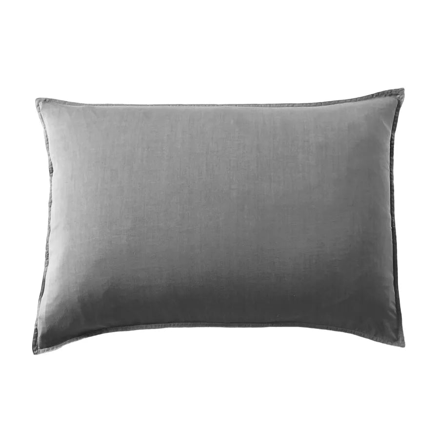 LYSA - Linge de lit lyocell lavé - Gris