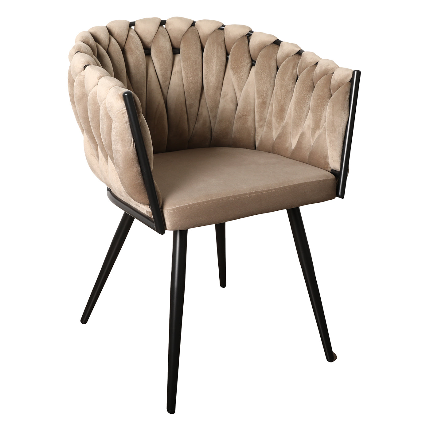 LUNA - chaise velours