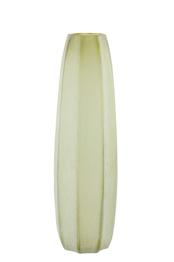 BRADLEY vase vert pale (2 tailles au choix 60 cm ou 44 cm)