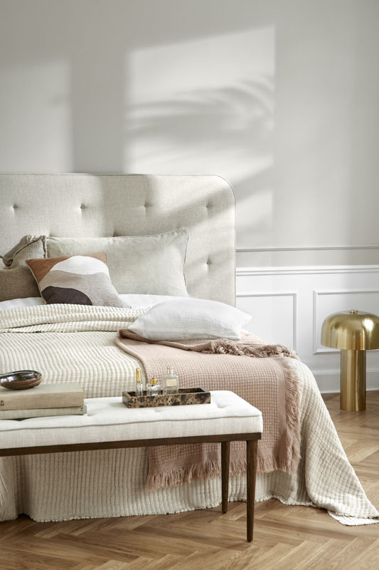 LULU - Lampe champignon - Laiton brossé H37 cm