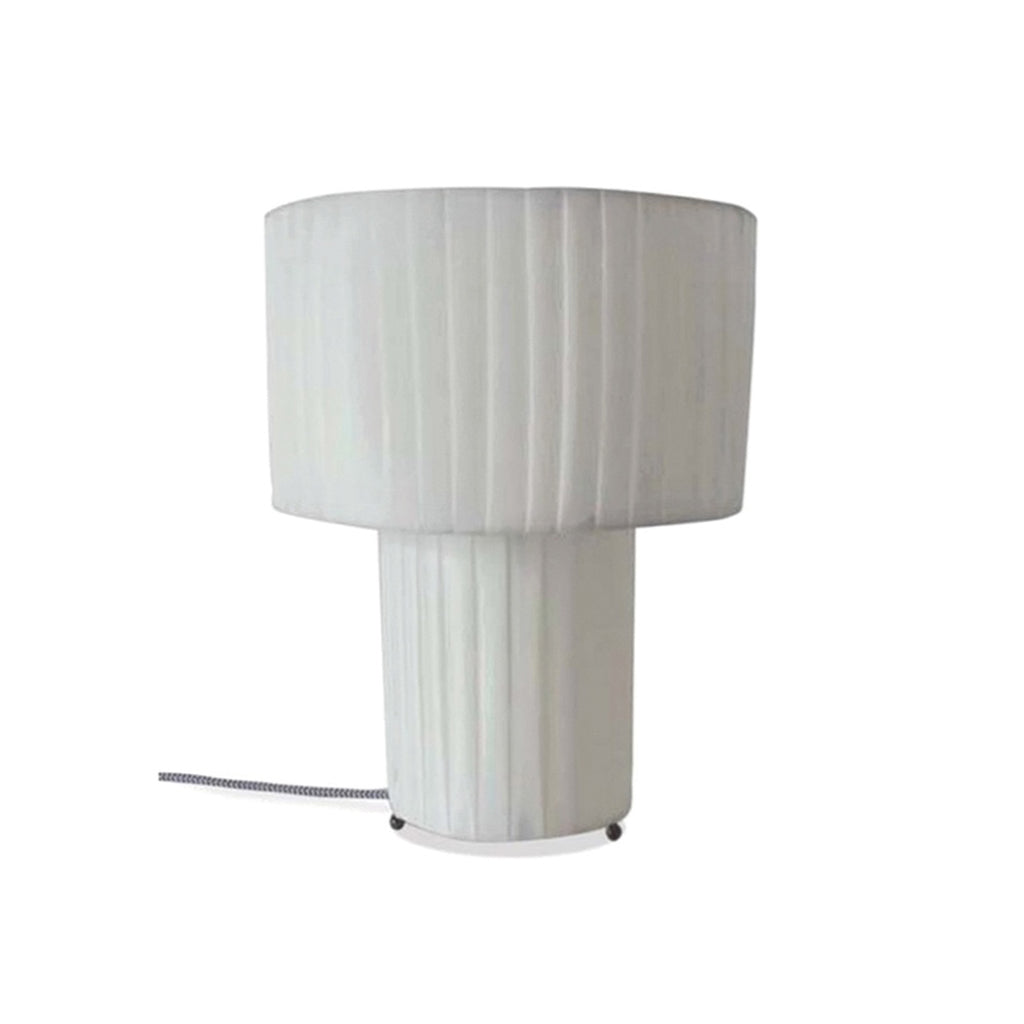 SATURNE - lampe tissu plissé - D23 x H28