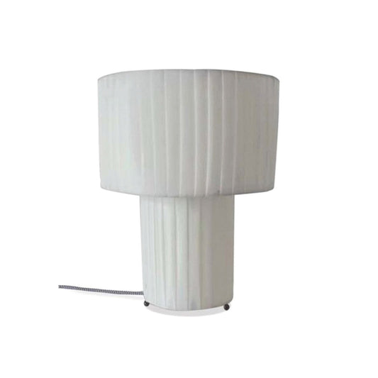 SATURNE - lampe tissu plissé - D23 x H28