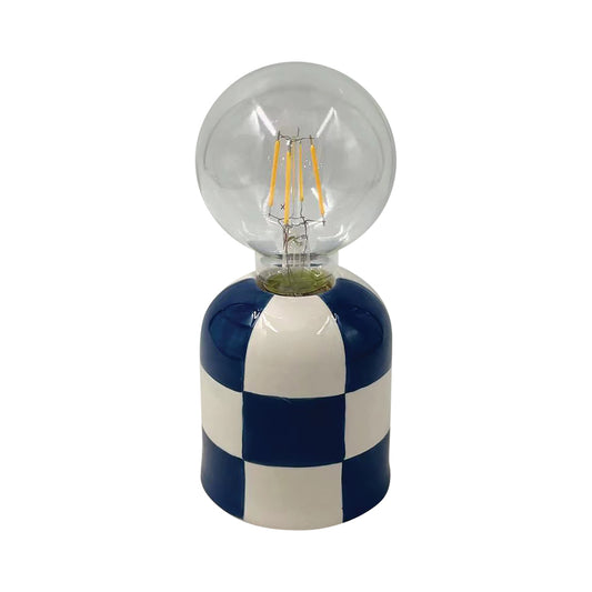 CARO - Lampe décorative baladeuse - carreau bleu