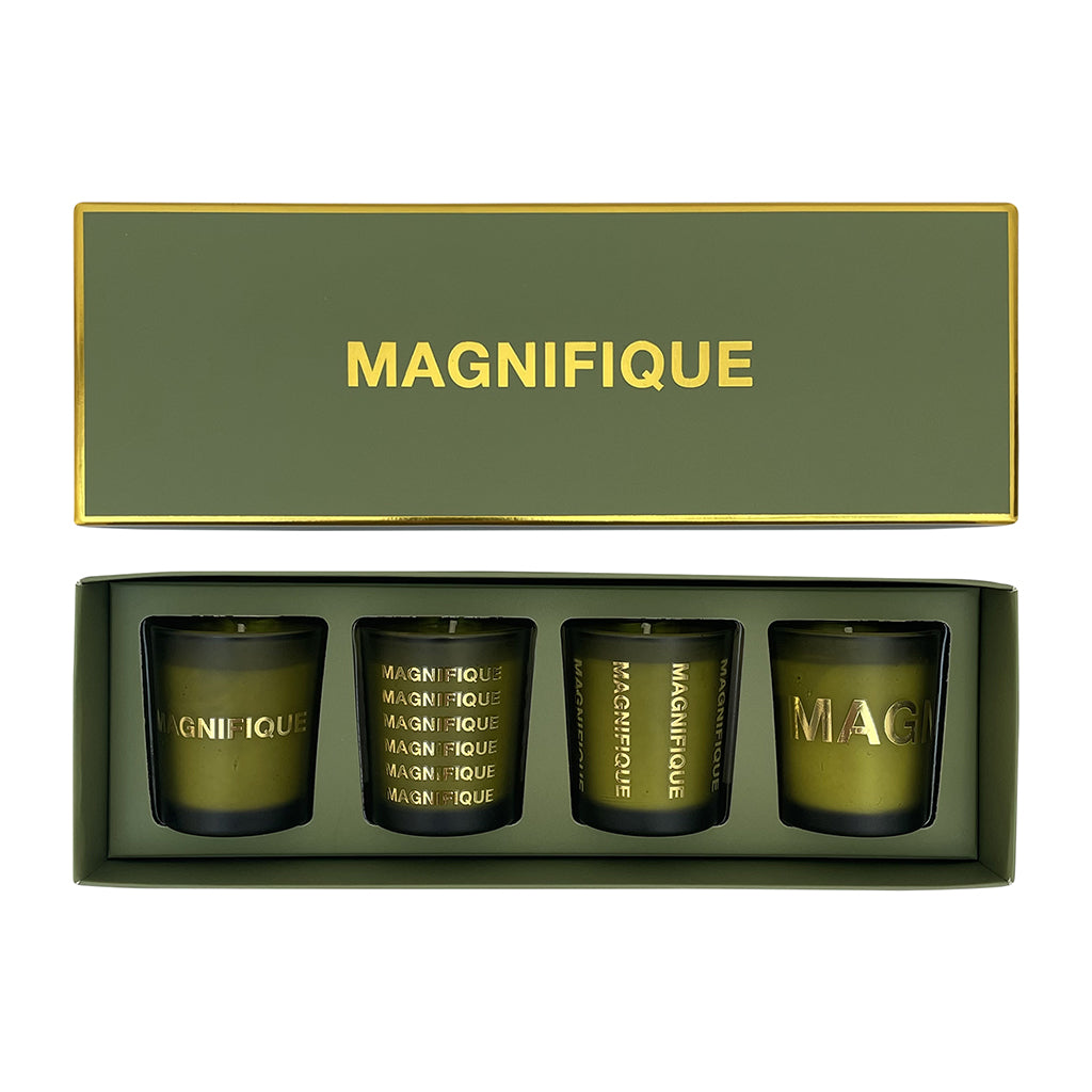 MAGNIFIQUE - Coffret 4 bougies message