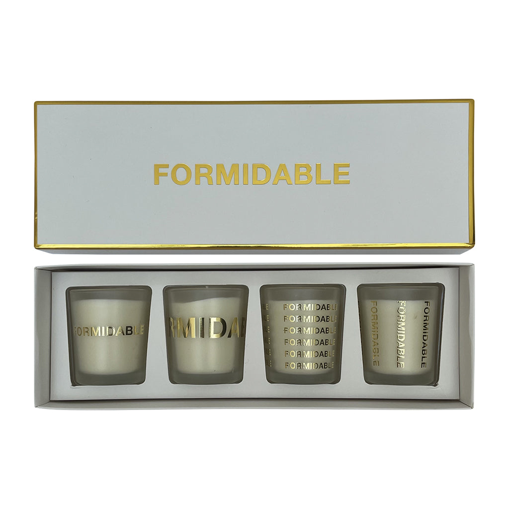 FORMIDABLE - Coffret 4 bougies message