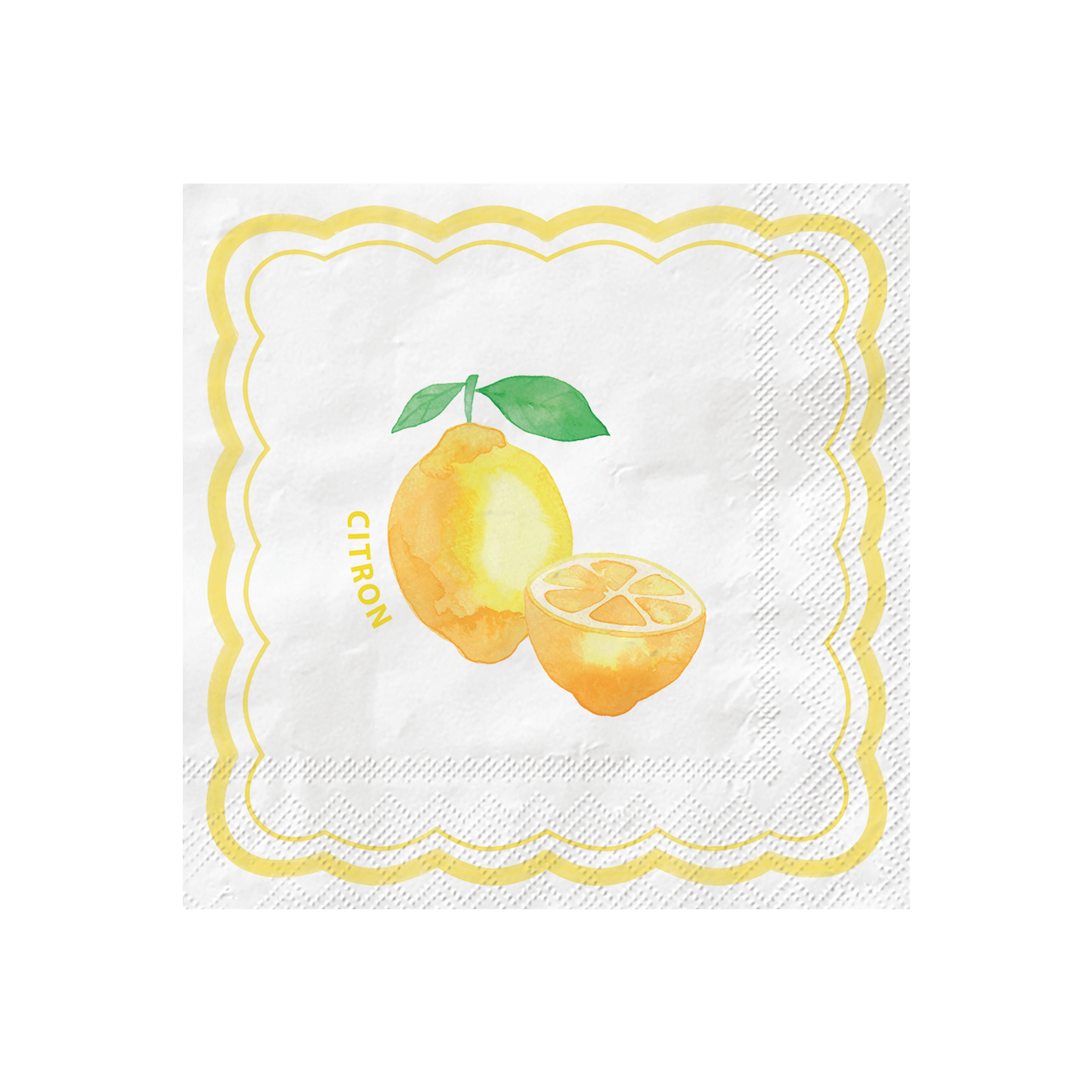 FRAISE CITRON  Serviettes en papier x20
