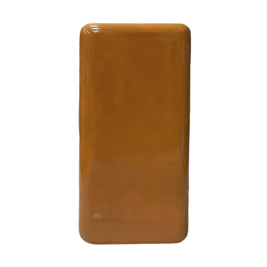 RETRO Bout de canapé céramique ocre H70 cm