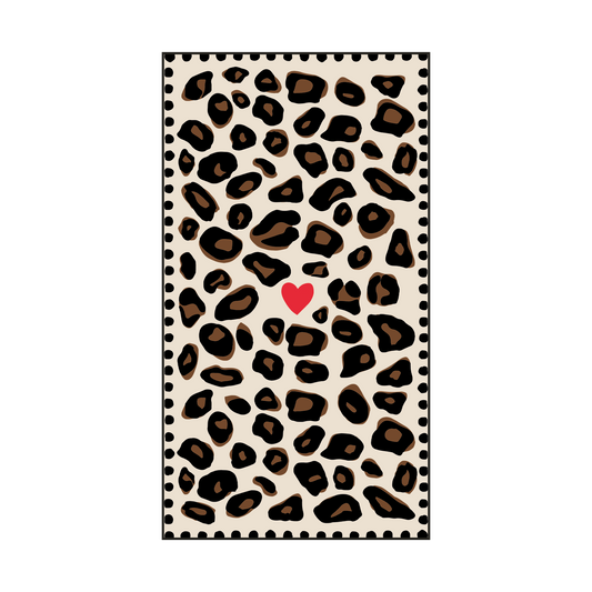 Serviettes en papier Léopard rectangle x15