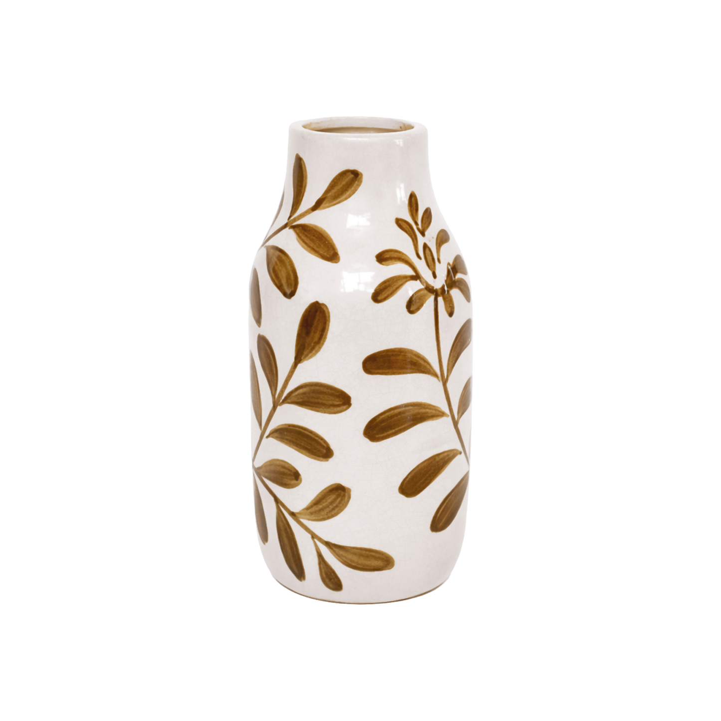 GIULIA Vase fleur brun