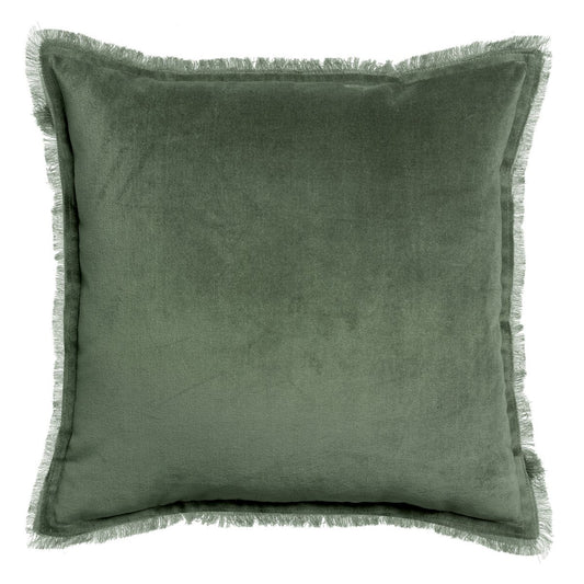 Coussin uni Fara Thym 45 x 45