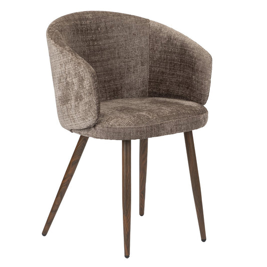LUNA -  Chaise gris (ensemble de 2)