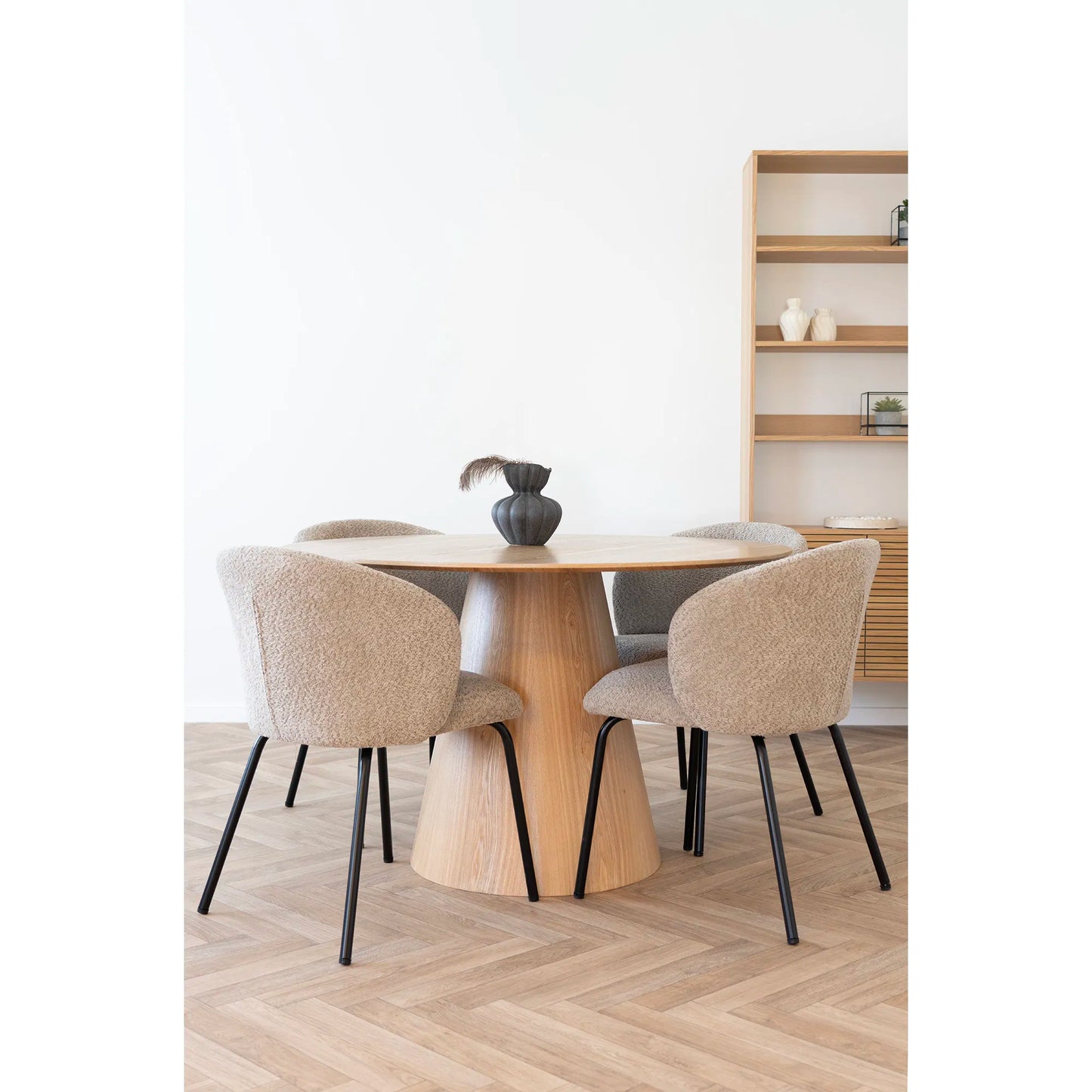 BOLTON TABLE salle à manger ronde - bois clair