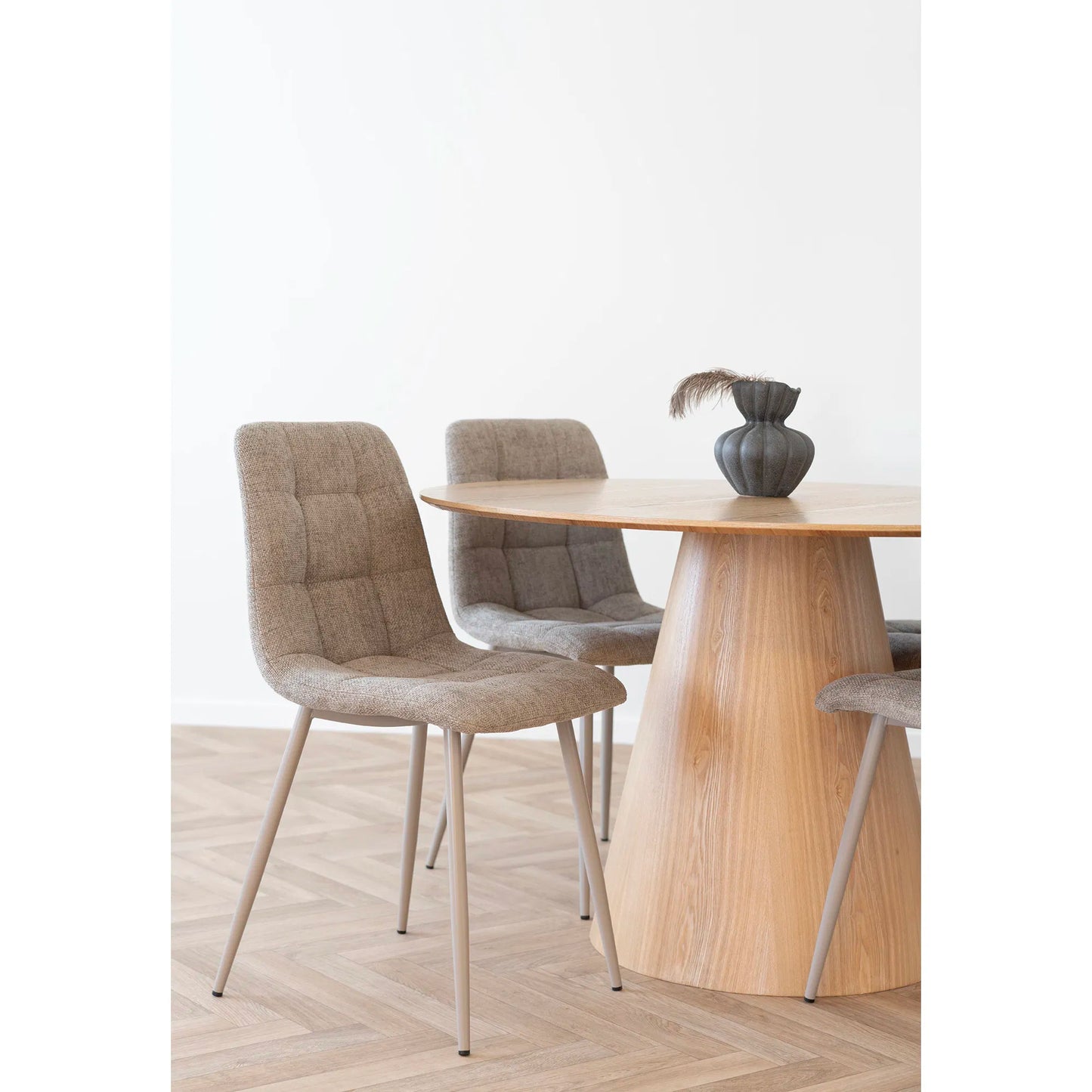 BOLTON TABLE salle à manger ronde - bois clair