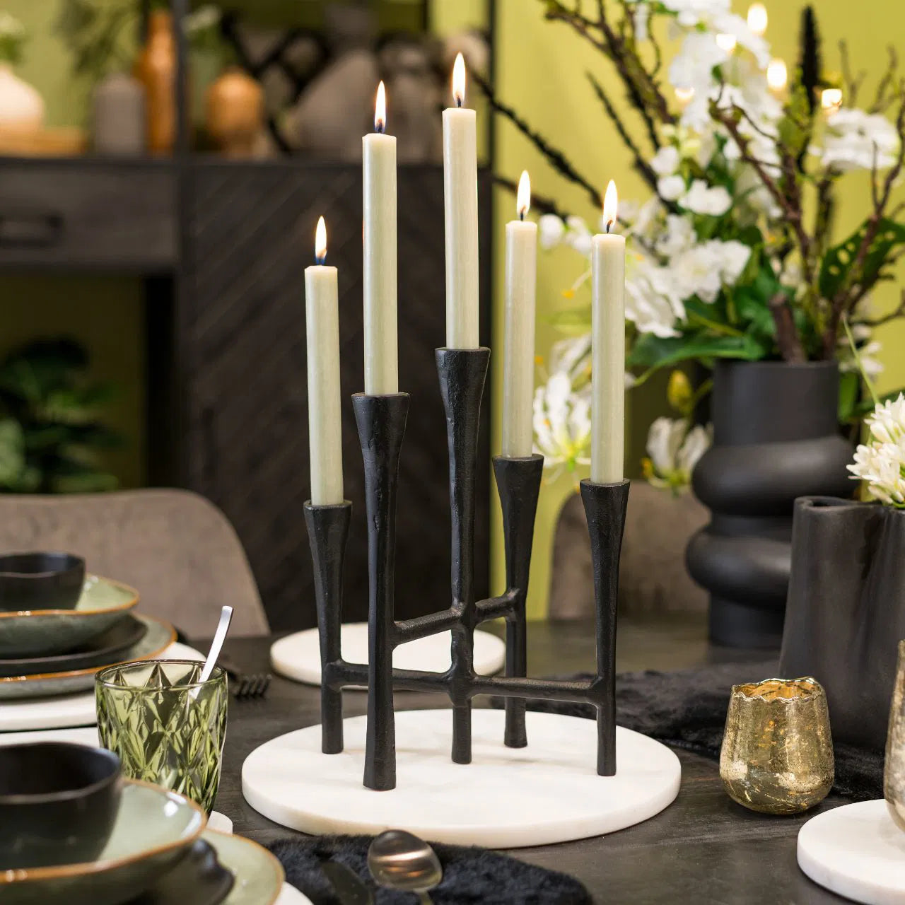 2 bougies LED en cire (couleurs au choix)