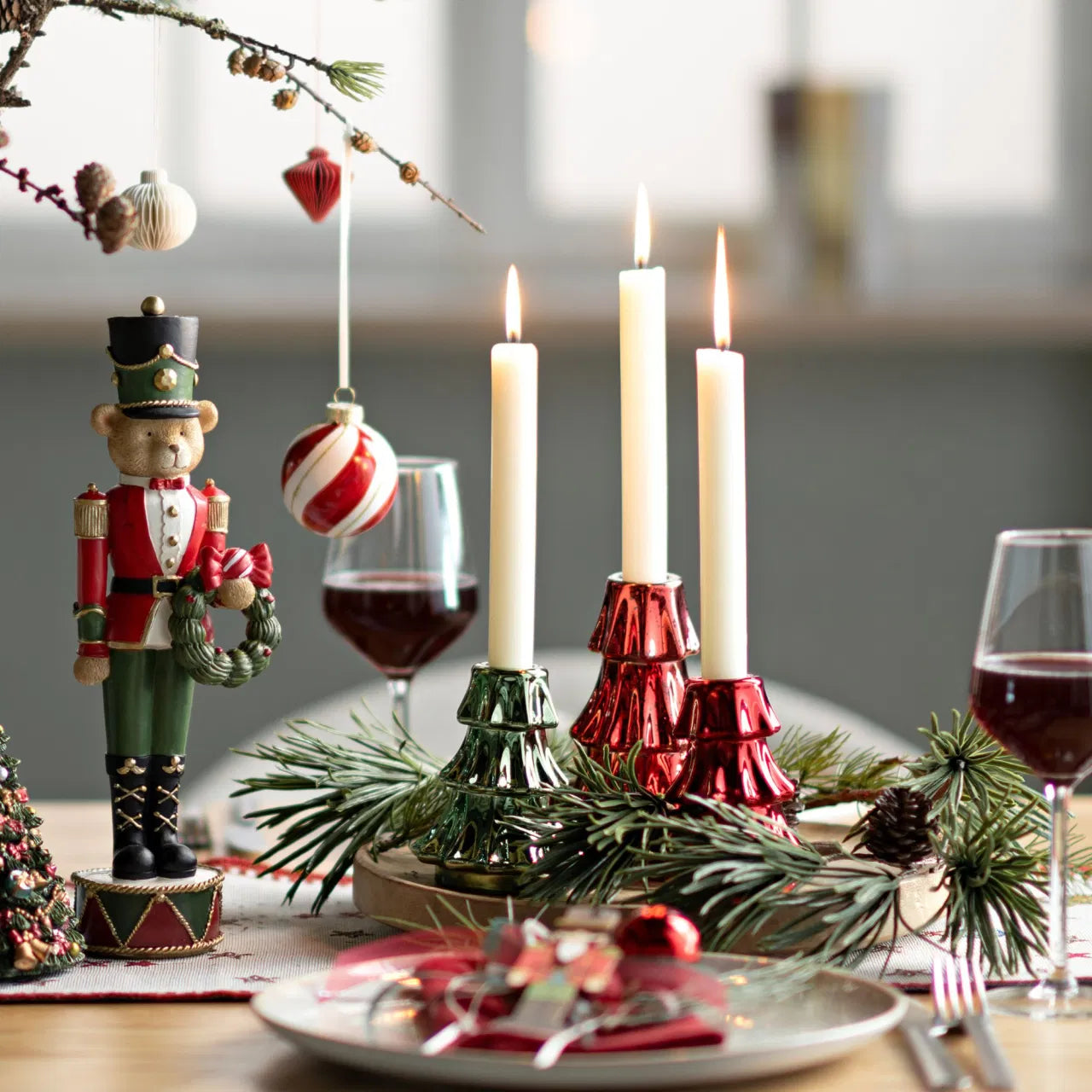 2 bougies LED en cire (couleurs au choix)