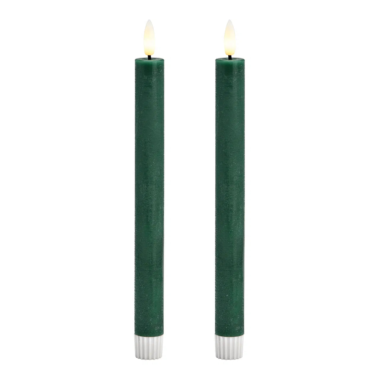 2 bougies LED en cire (couleurs au choix)