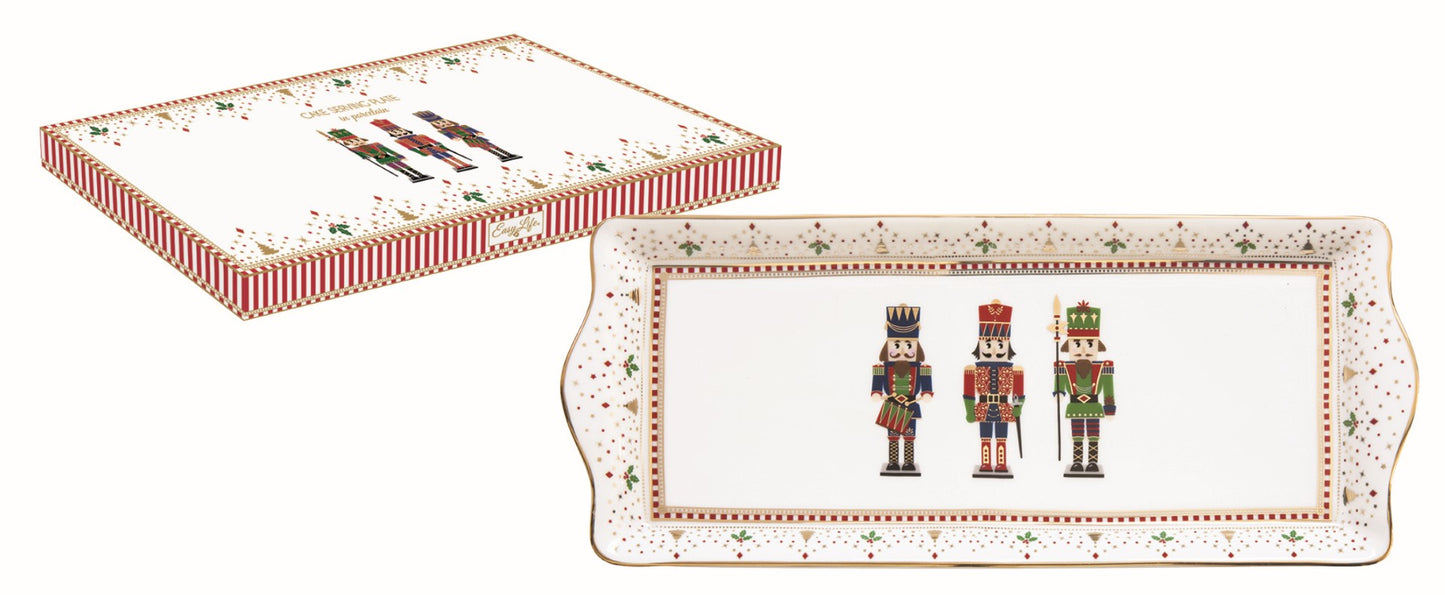 CASSE NOISETTE Coffret Plat à cake 35x15 cm