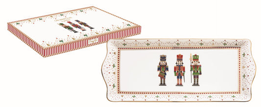 CASSE NOISETTE Coffret Plat à cake 35x15 cm