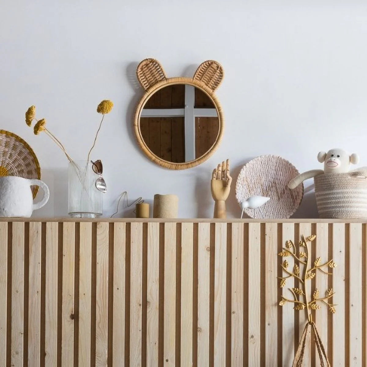 MINON - miroir en bambou