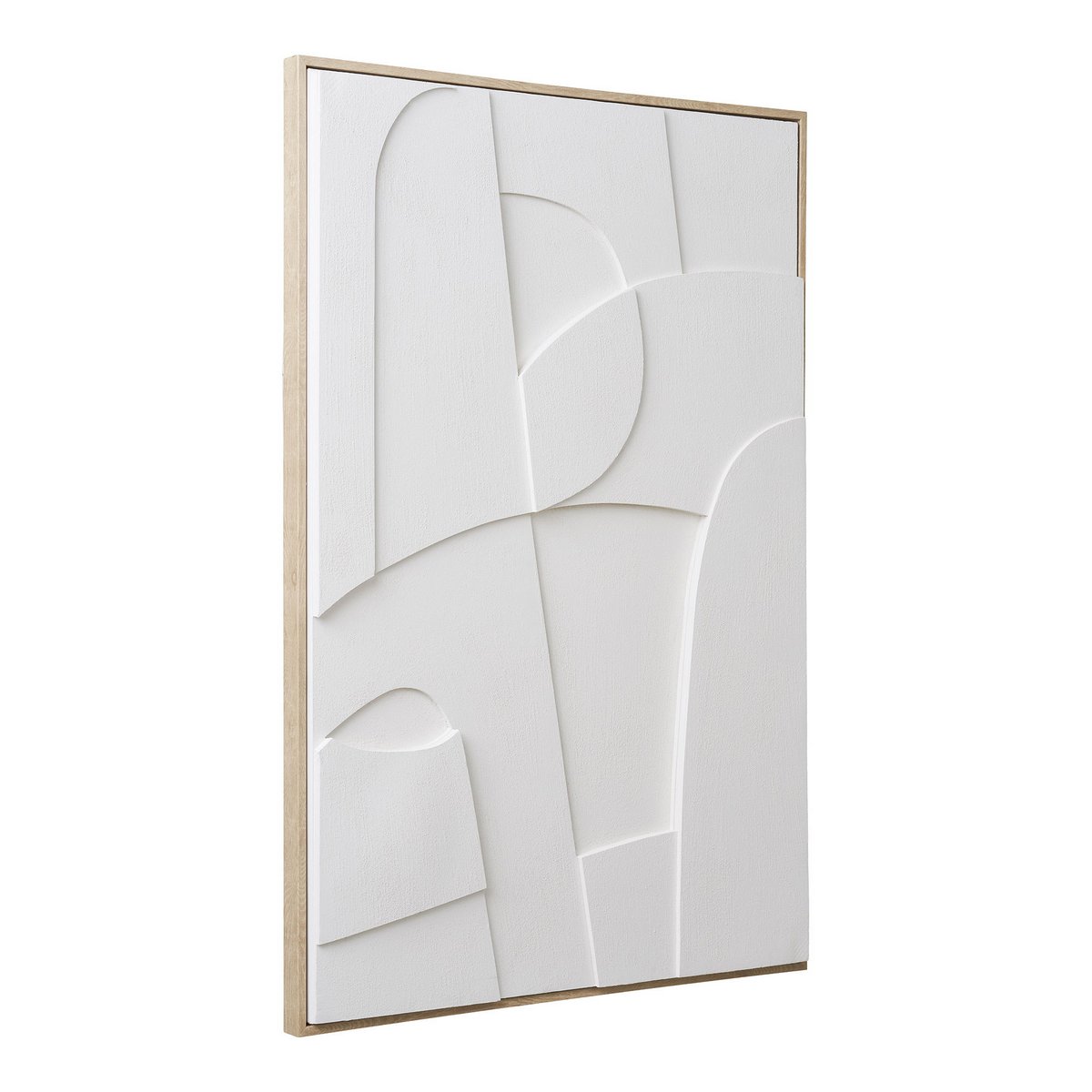 MADELINE 2 - Tableau relief blanc- 60 x 90 cm