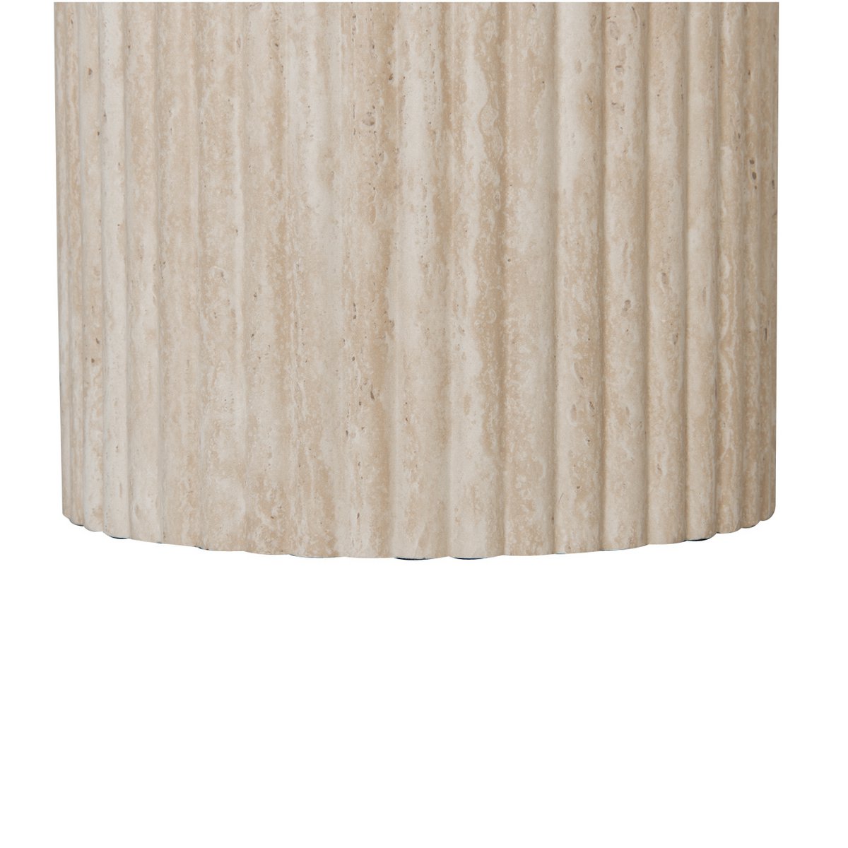 CRAFT - Table basse Céramique style travertin
