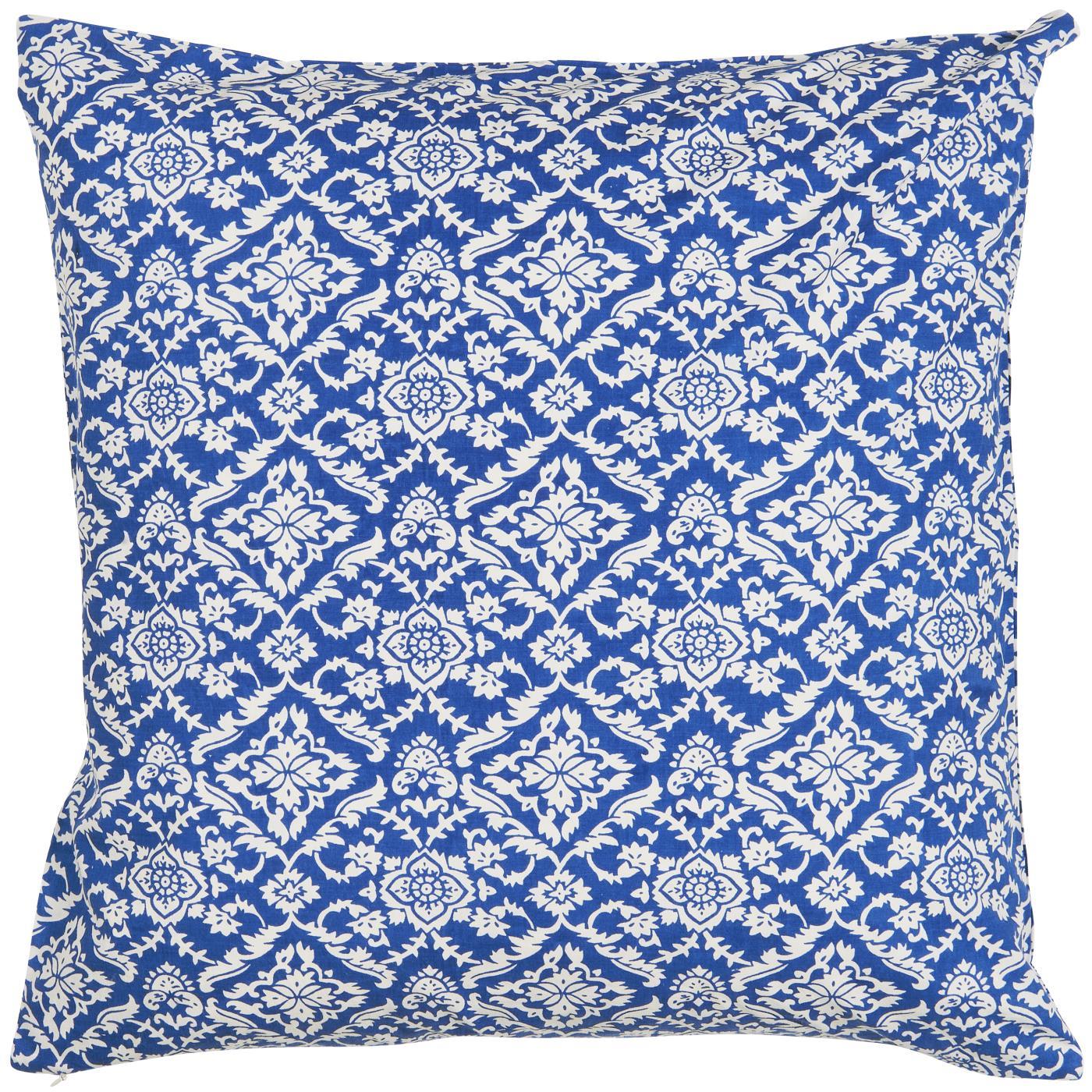 ANASTASIA bleu/blanc - Housse de coussin 50 x 50 cm