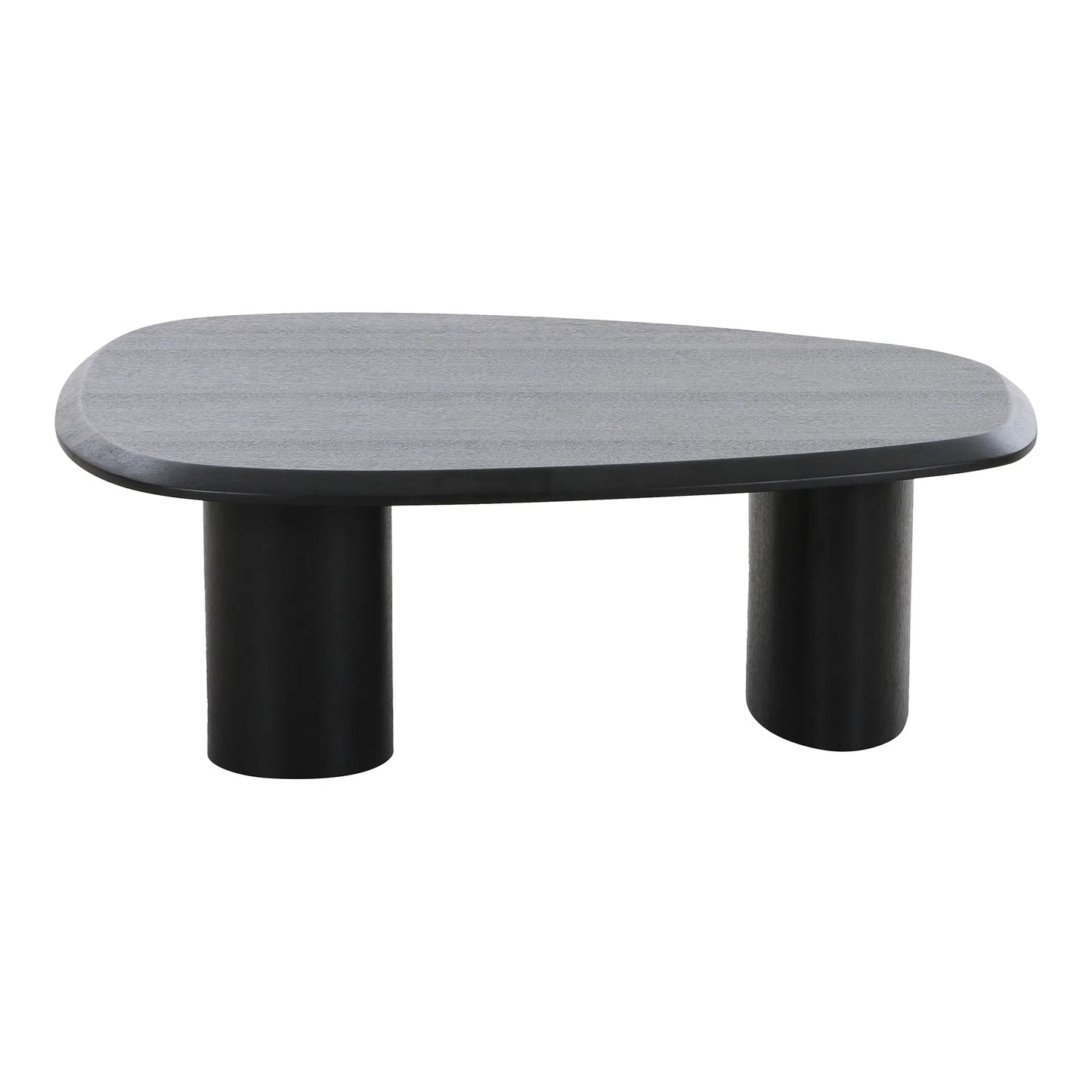 TIRANO - Table basse frêne noir - H 32 cm  Long 96 cm