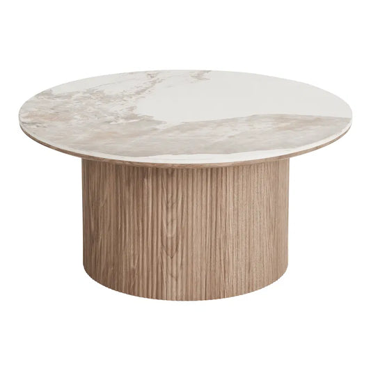 ATHENA Table basse Céramique D80 cm