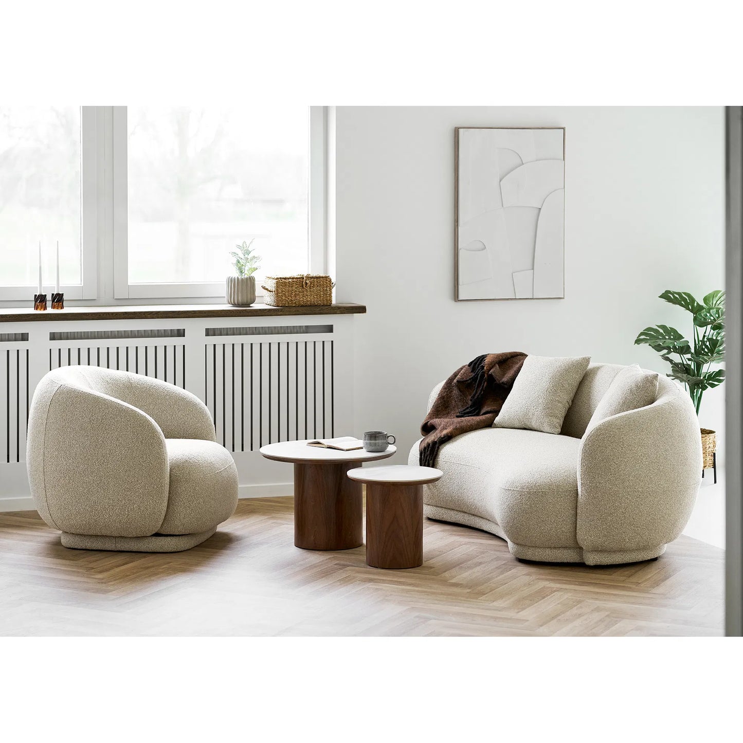NOLI Table basse céramique D60 cm