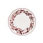 ROMANE assiette creuse porcelaine rouge bordeaux