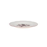 ROMANE assiette à dessert porcelaine rouge bordeaux