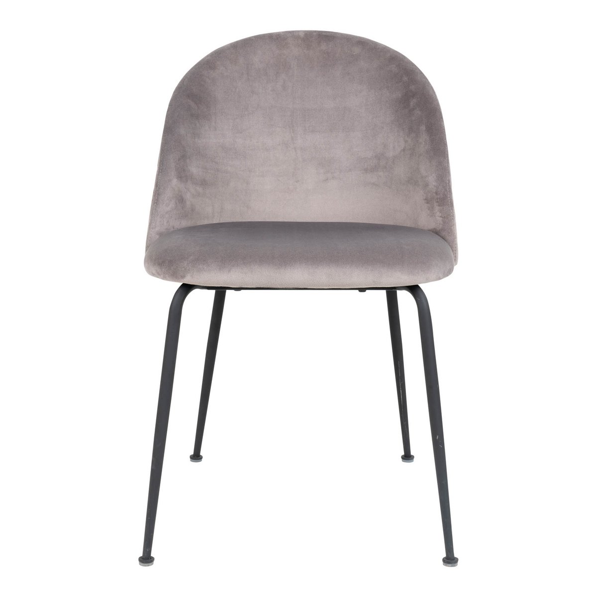 GENEVE - Chaise de salle à manger Gris/Noir - lot de 2