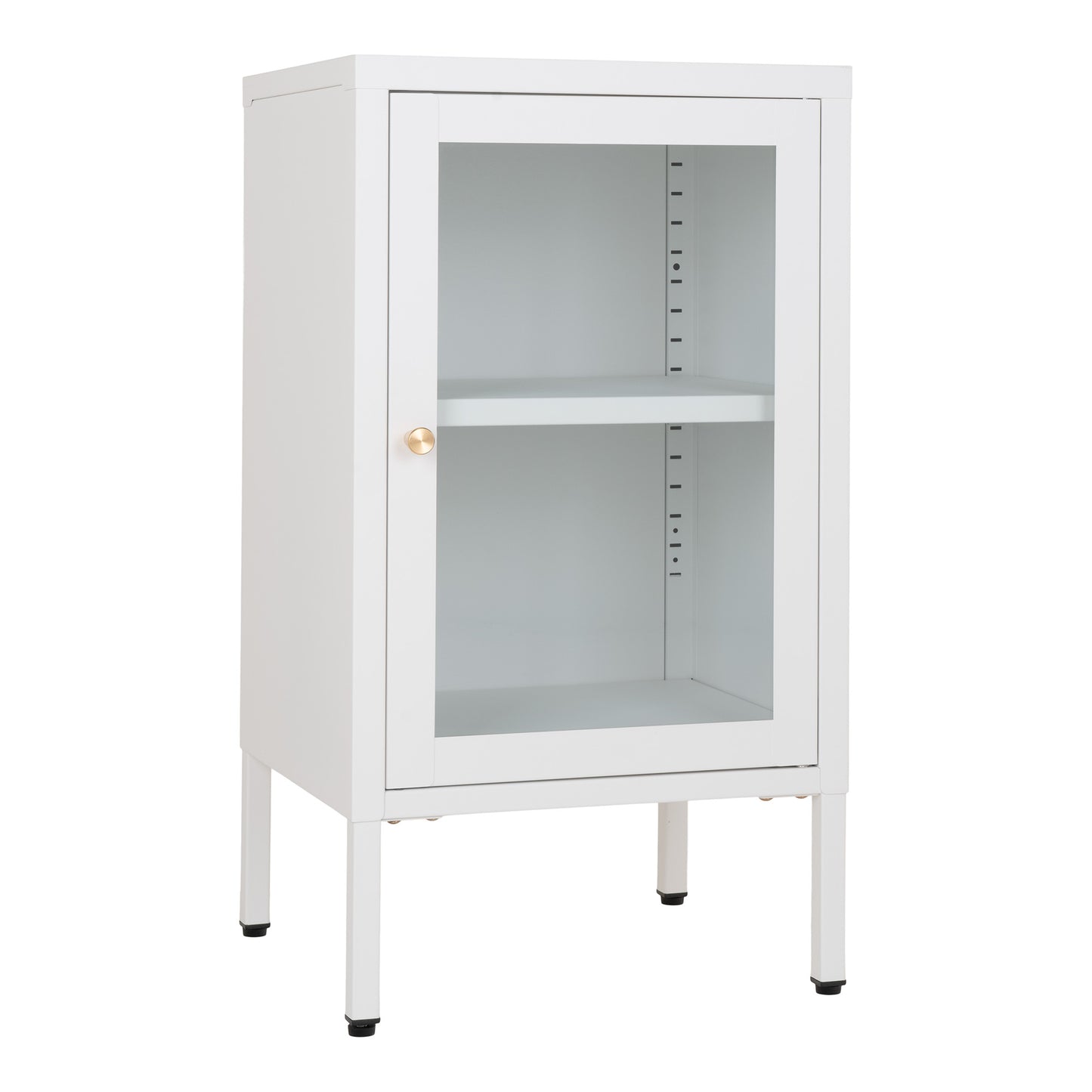 DALBY Armoire chevet - Blanc H70 cm