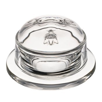 ABEILLE Beurrier verre transparent