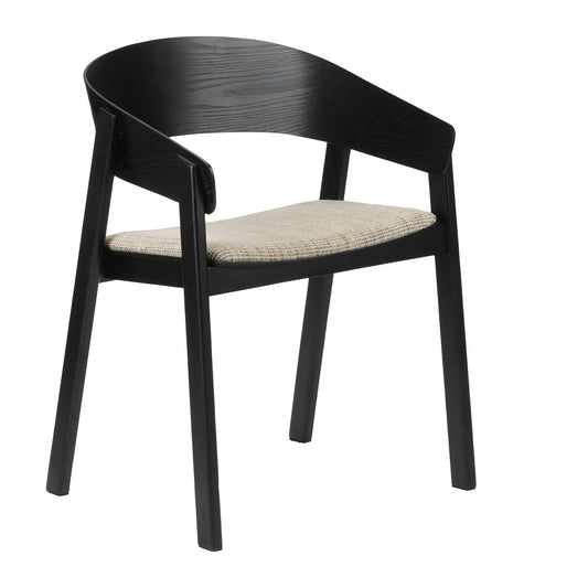 EDO - Fauteuil bois noir (ensemble de 2)
