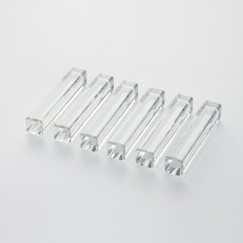 Coffret 6 Porte-couteaux en cristal transparent