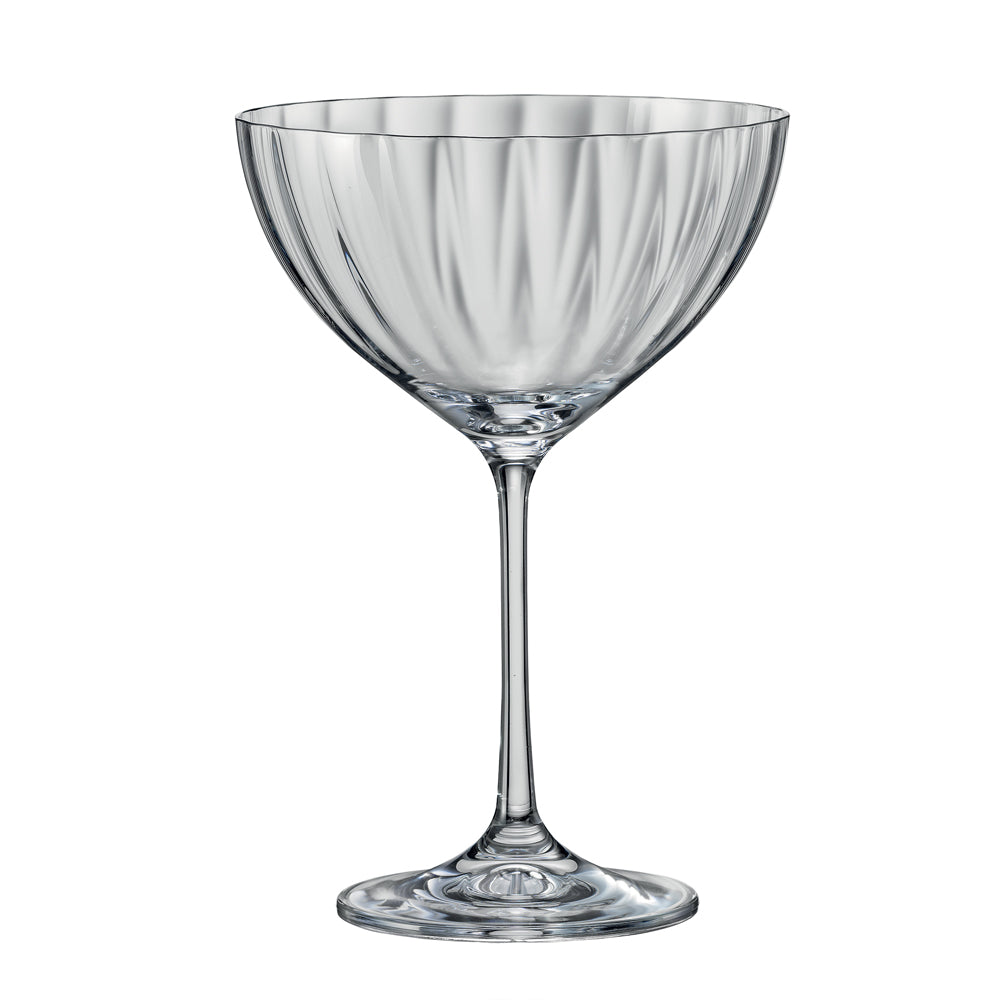 WATERFALL 6 coupes cristal champagne 34cl