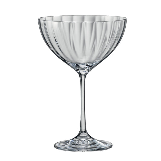 WATERFALL 6 coupes cristal champagne 34cl