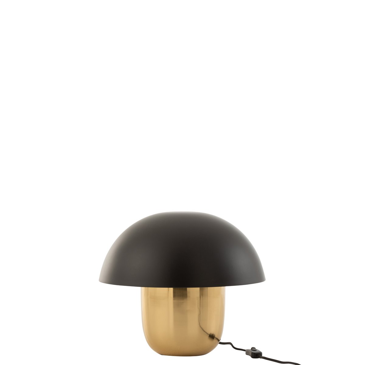 MUSHROOM - Lampe champignon - noir/or - Petite H35 cm